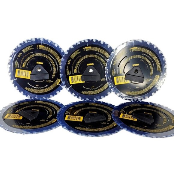 DeWalt Lot of 6-6.5" 24T Carbide Teeth Circular Saw Blade NEW - Picture 7 of 7